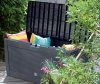 Gartenbox Auflagenbox Truhe Box Geflecht-Umbra